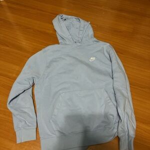 Nike Men's Light Blue Hoodie
